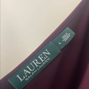 Lauren Ralph Lauren Deep Burgundy Blouse